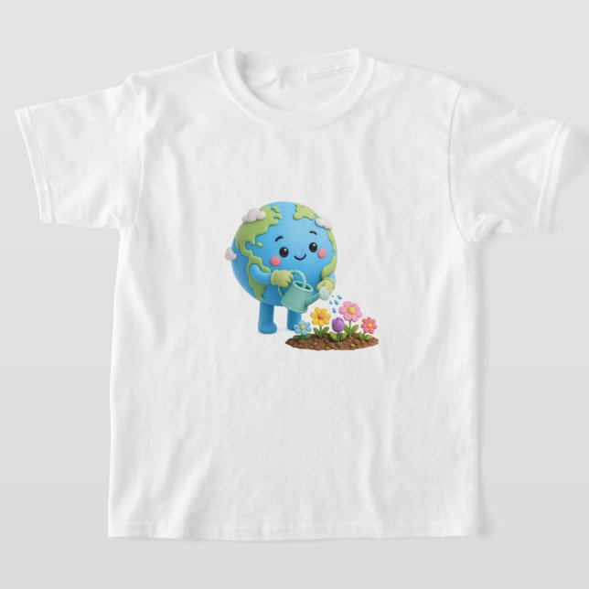 T-shirt Petit jardinier de la planète (Poser)