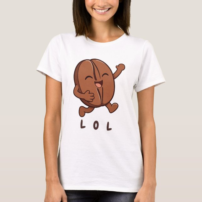 T-shirt Petit Kaka – Propulsé par le café (Devant)