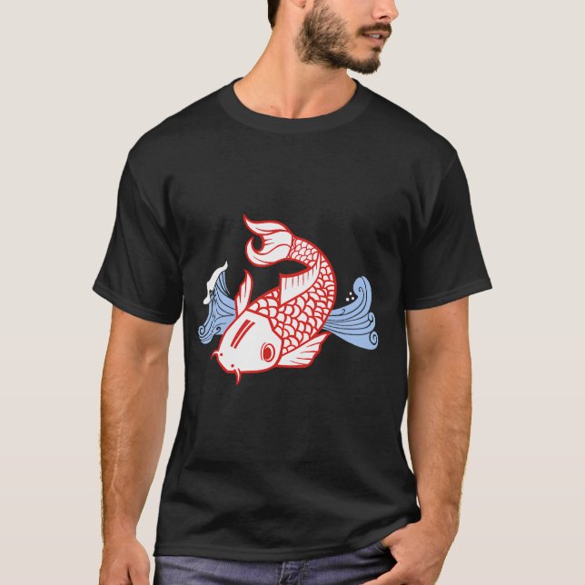 T-shirt Petit koi chanceux (Devant)