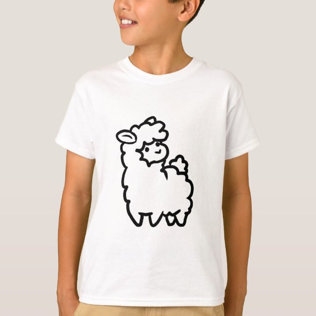 T-shirt Petit lama (Devant)