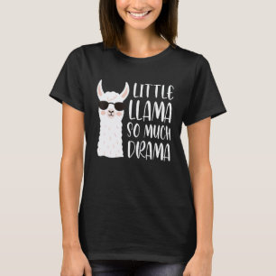 T-shirt Petit Lama Tellement de Drame Famille Assortie