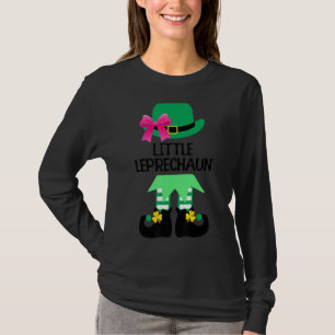 T-shirt Petit Leprechaun Avec Bow Jour de la Saint Patrick