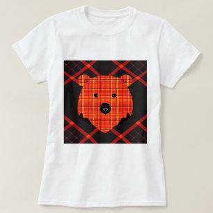 T-shirt Petit livre d'histoire plaid
