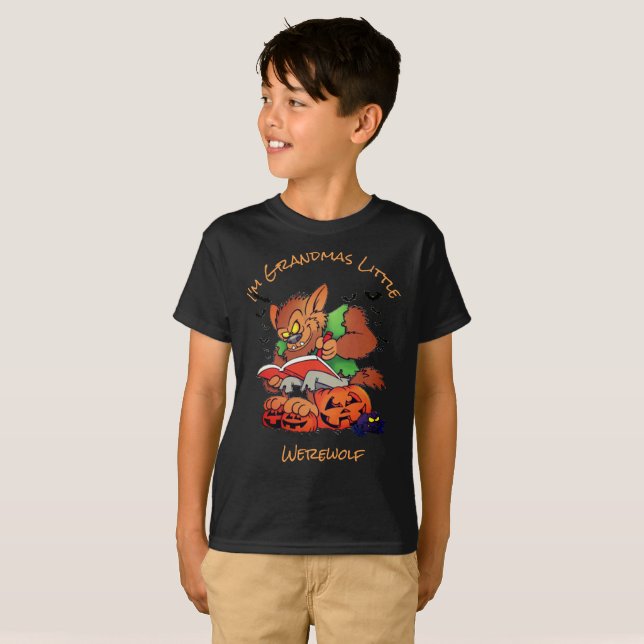 T-shirt Petit loup-garou (Devant entier)