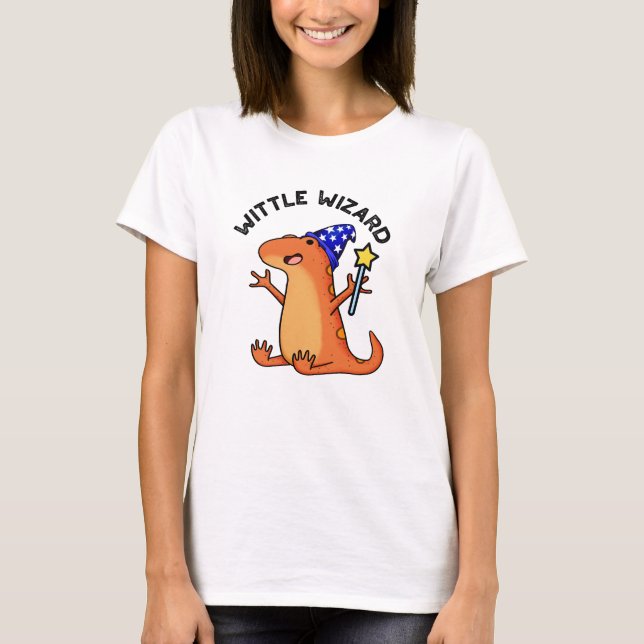 T-shirt Petit Magicien Blague de Lézard Drôle  (Devant)