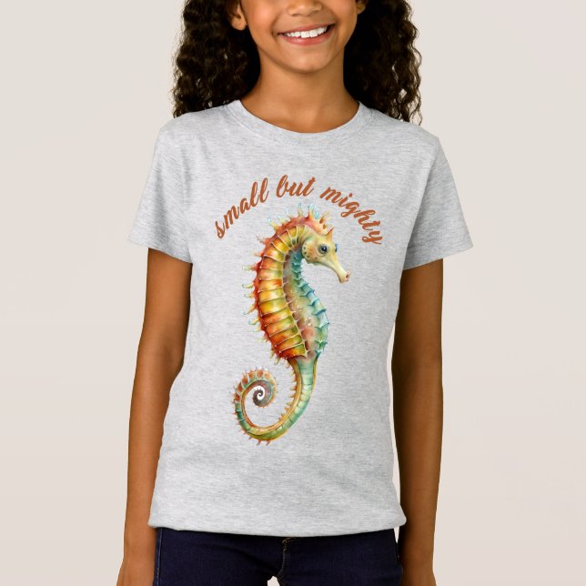 T-Shirt "Petit mais puissant", Poster de animal, Enfants (Devant)