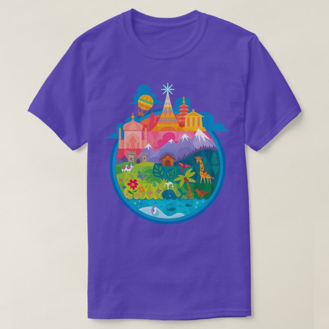 T-shirt Petit monde (Design devant)