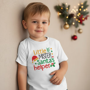 T-shirt Petit Monsieur l'Assistant du Père Noël de Noël