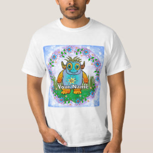 T-shirt Petit Monstre Bleu
