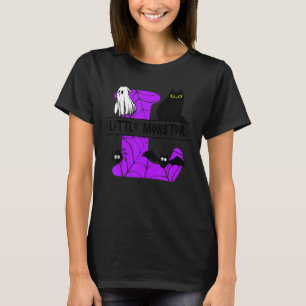 T-shirt Petit Monstre Chat Noir Halloween