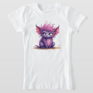 T-Shirt Petit Monstre mignon et rose