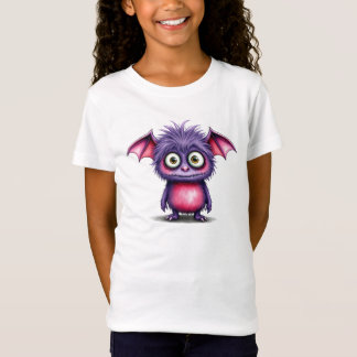 T-Shirt Petit Monstre mignon et rose