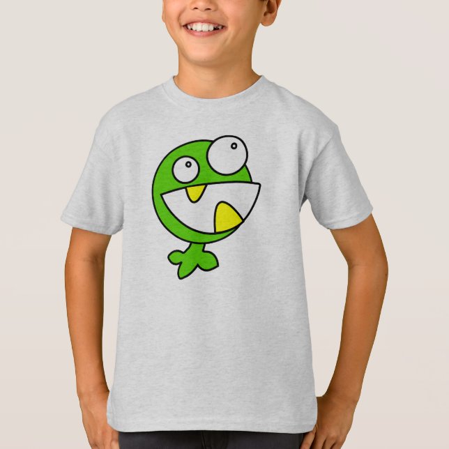 T-shirt Petit monstre vert (Devant)