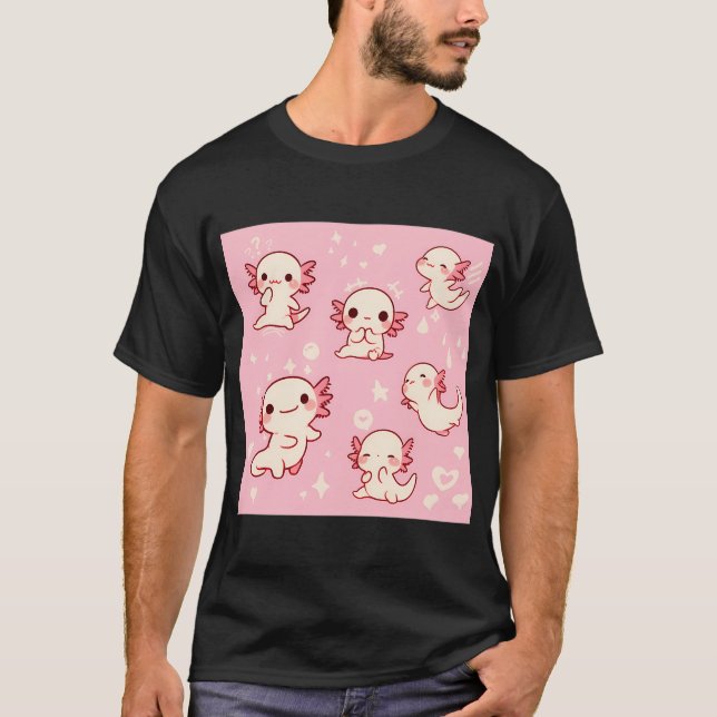 T-shirt petit motif axolotl (Devant)