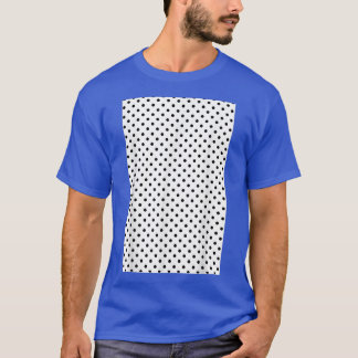 T-SHIRT PETIT MOTIF GÉOMÉTRIQUE POLKADOT DES ANNÉES 1980 B