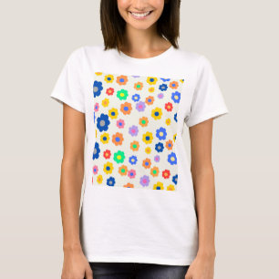 T-shirt Petit Motif indépendant coloré Y2K