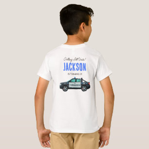 T-shirt Petit Officier Anniversaire Police   Personnalisé