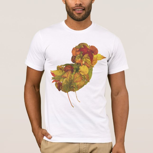 T-shirt Petit oiseau d'automne (Devant)