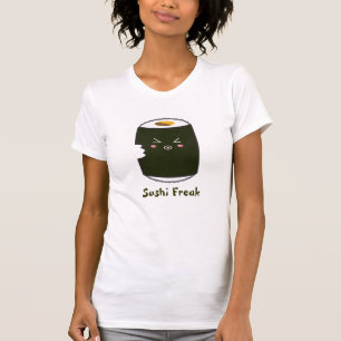 T-shirt Petit pain de sushi de Kawaii "phénomène de sush