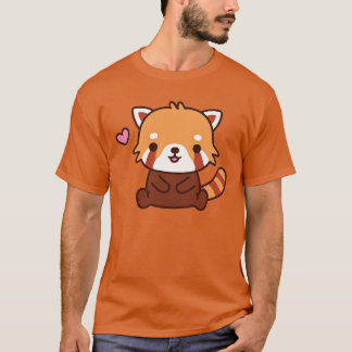 T-shirt Petit Panda rouge mignon