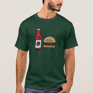 T-shirt Petit pâté de petit pain d'amis d'aliments de