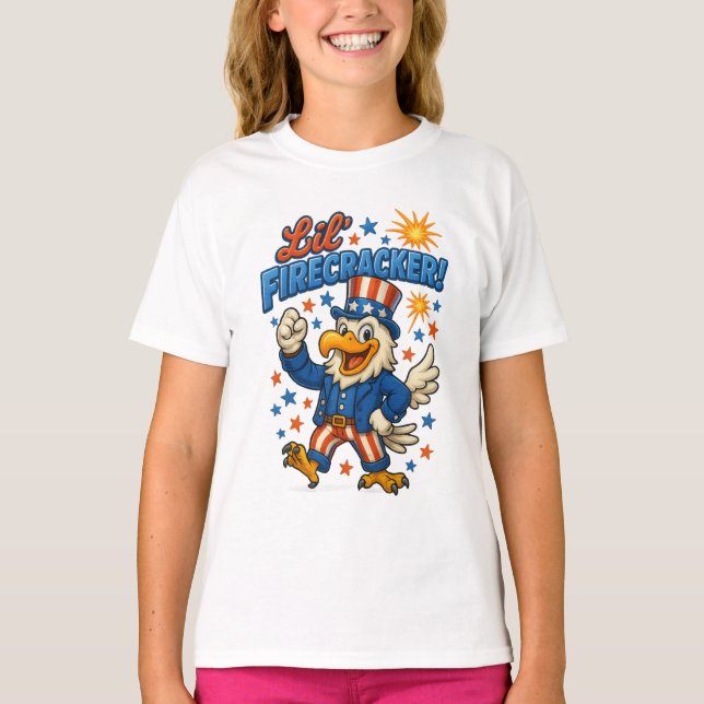 T-shirt  Petit pétard Liberté Aigle Classique (Devant)