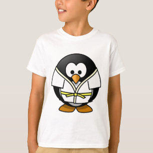 T-shirt Petit pingouin animated mignon de judo