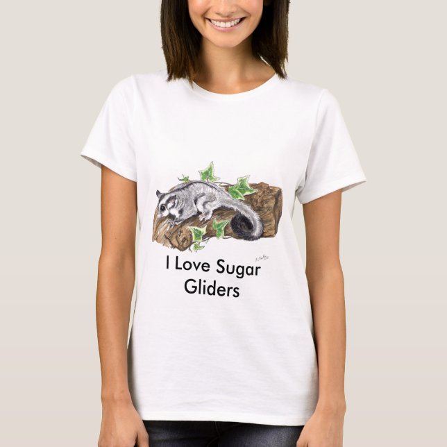 T-shirt Petit planeur doux Joey de sucre (Devant)