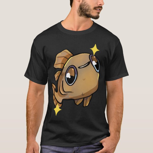 T-shirt Petit poisson aux yeux étoilés (Devant)