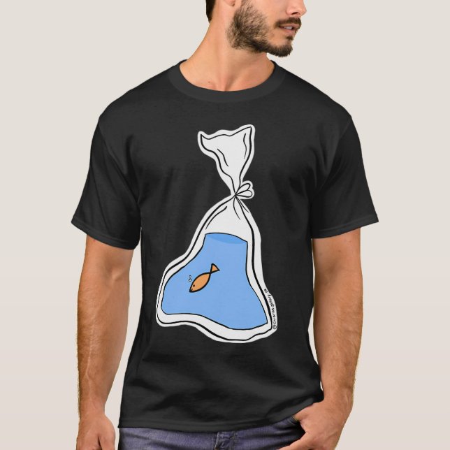 T-shirt Petit poisson doré (Devant)