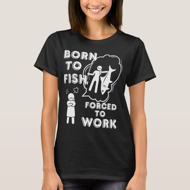T-shirt Petit poisson fleur sympathique (Devant)