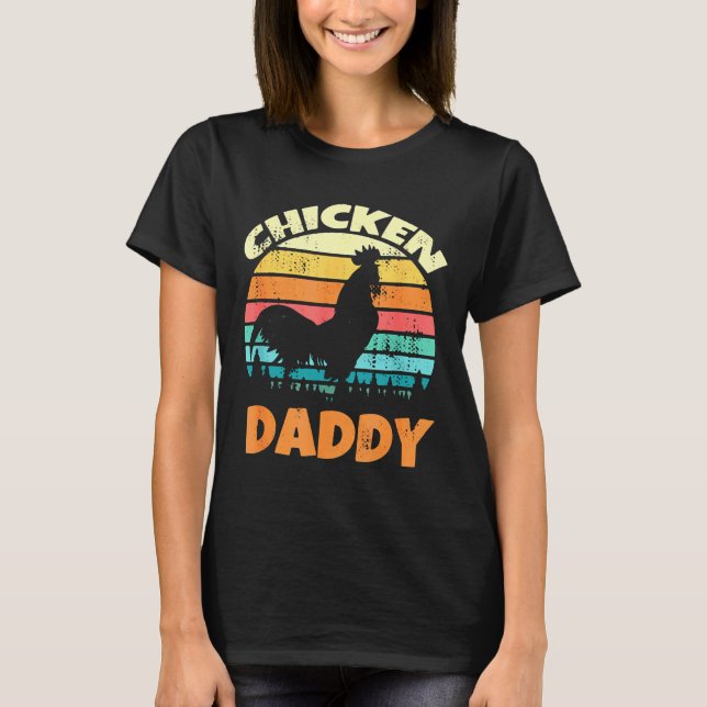 T-SHIRT PETIT POULET DADDY POUR POU (Devant)
