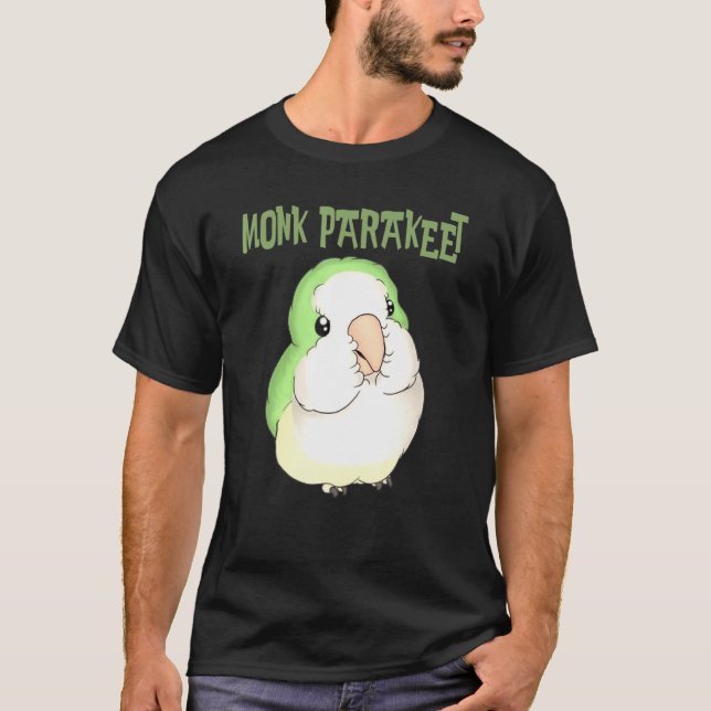 T-shirt Petit Puffy Parakeet Quaker Parrot Bird (Devant)
