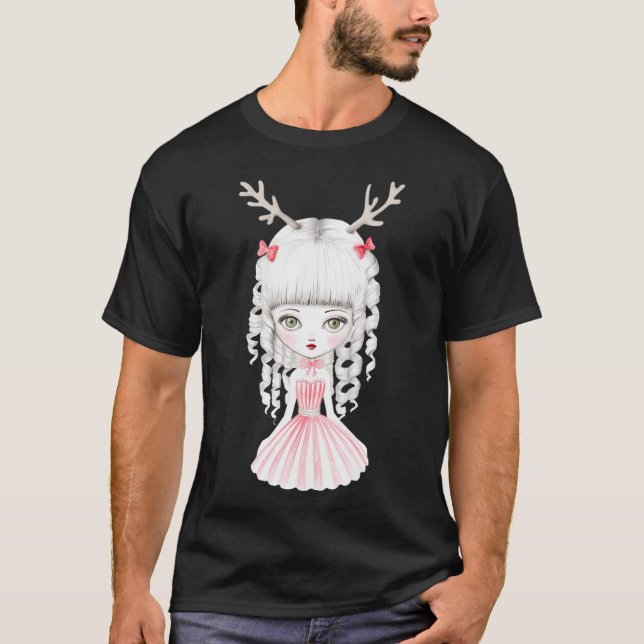 T-shirt Petit renne de Noël (Devant)