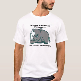 T-shirt Petit rhinocéros fâché