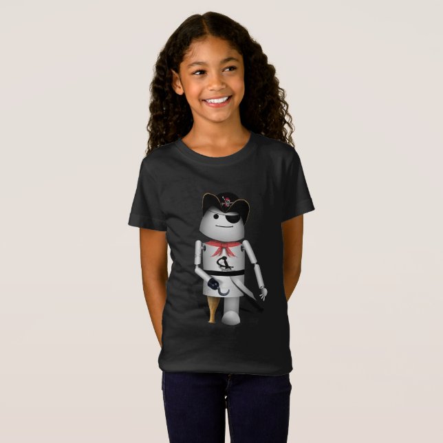 T-Shirt Petit Robo-x9 Pirate (Devant entier)
