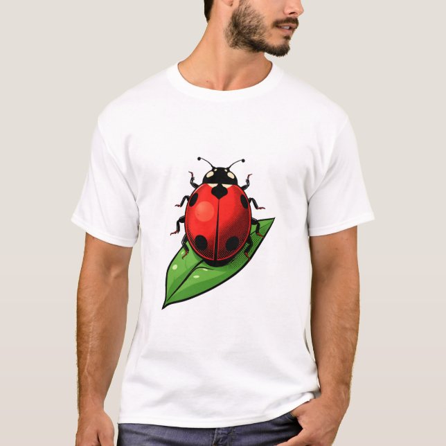 T-shirt Petit Scarabée Chanceux (Devant)