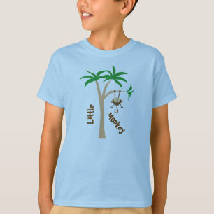 T-shirt Petit singe avec l'arbre