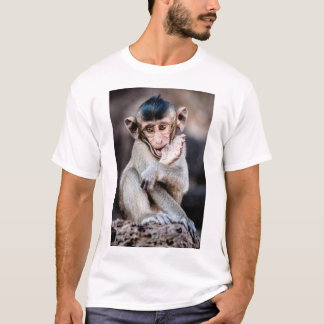 T-shirt Petit Singe mignon - Conception joueuse et adorabl