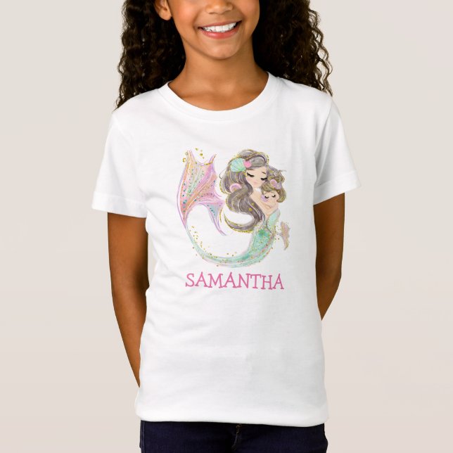 t-shirt petit sirène (Devant)