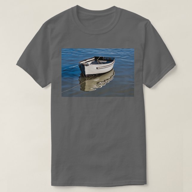 T-shirt Petit Skiff gris pâle (Design devant)