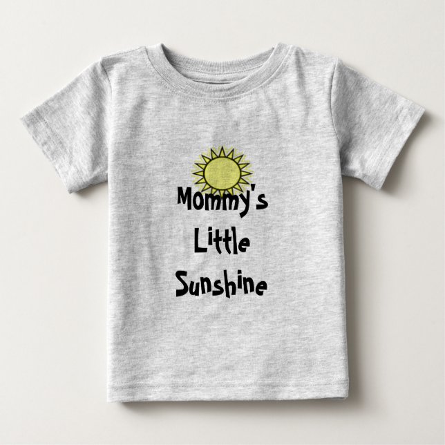 T-shirt petit soleil de maman (Devant)
