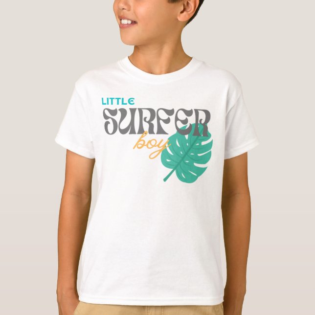 T-shirt Petit Surfer Boy - Chemise Enfants (Devant)