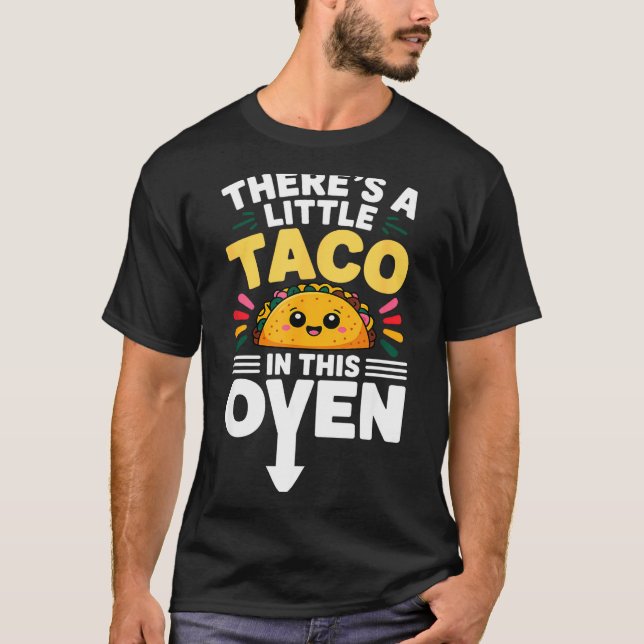 T-shirt Petit taco mexicain dans ce four cinco de mayo (Devant)