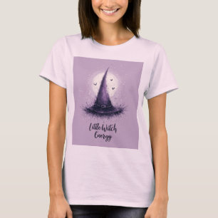 T-shirt Petit Tee-Shirt Femme Halloween Énergie de Sorcièr