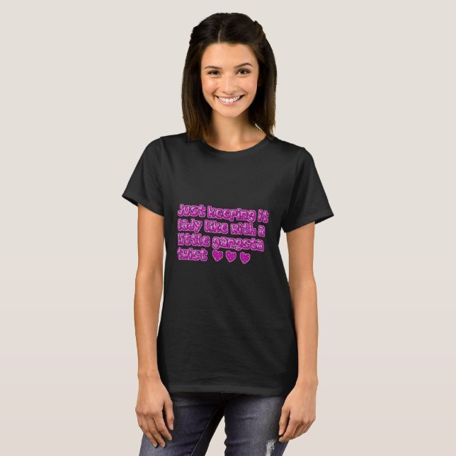 T-shirt Petit Twist Gangsta (Devant entier)