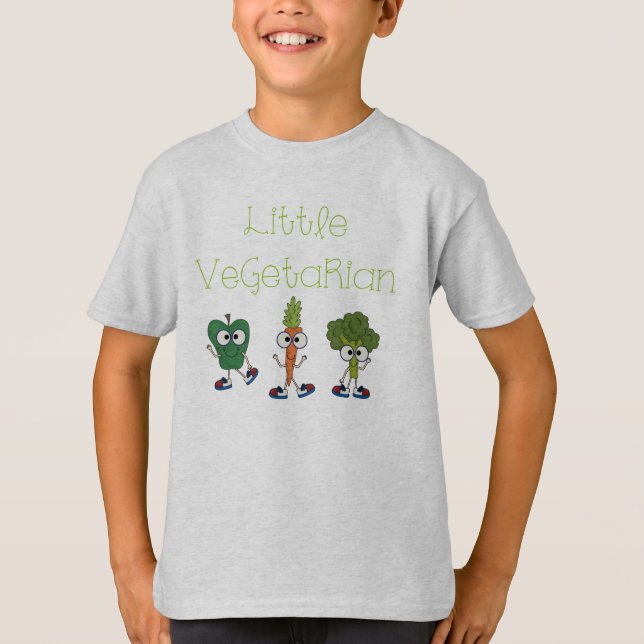 T-shirt Petit végétarien (Devant)