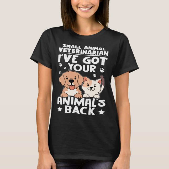 T-shirt Petit vétérinaire animal J'ai votre animal s B (Devant)