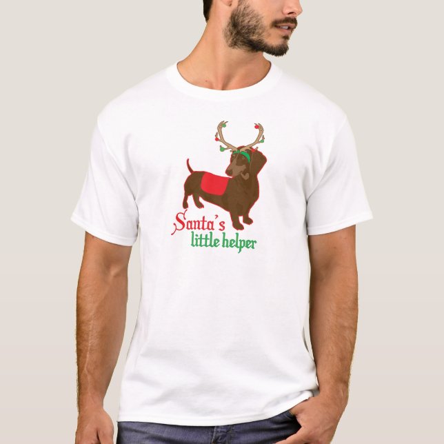 T-shirt petite aide de Santa (Devant)