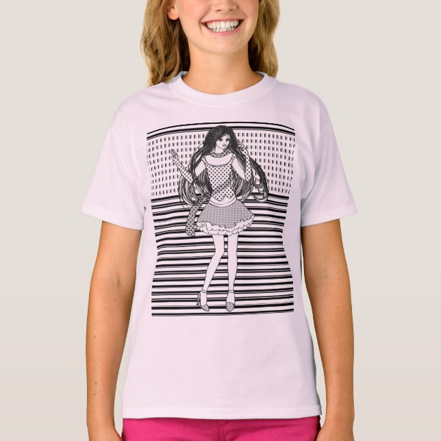 T-shirt petite amie (Devant)